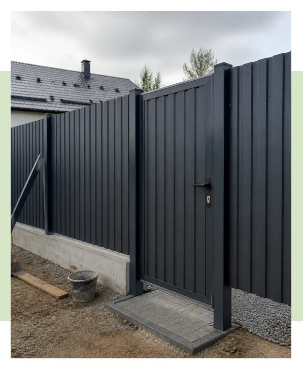 Установка калитки для забора в Балтийске по цене от 7646 р. | ЗаборЭксеперт-Блт
